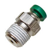 Elbow 1/8" tube x 1/8" Male Pipe Thread Pushlock tube fitting